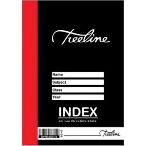 A5 Hardcover Index Book
